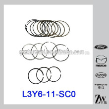 Piezas de automóvil RIK anillo de pistón STD para Mazda M6 / 2.0 2.3 / M3 L3Y6-11-SC0 RIK30155
